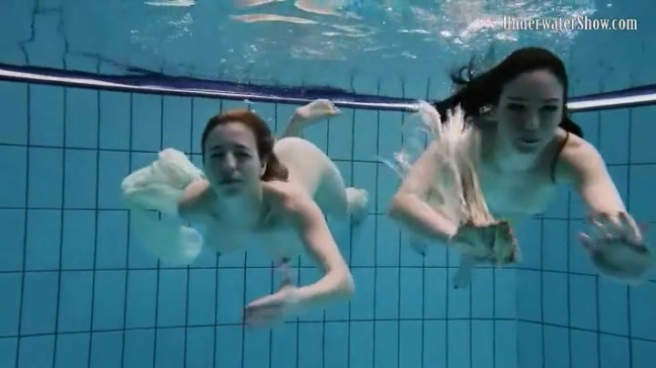 Naked girl swimming video 7