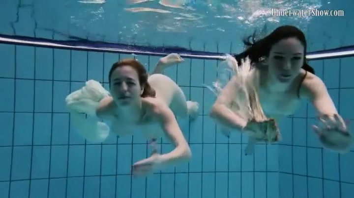 Nearly Naked Girls Go Swimming In The Pool Teen Porn